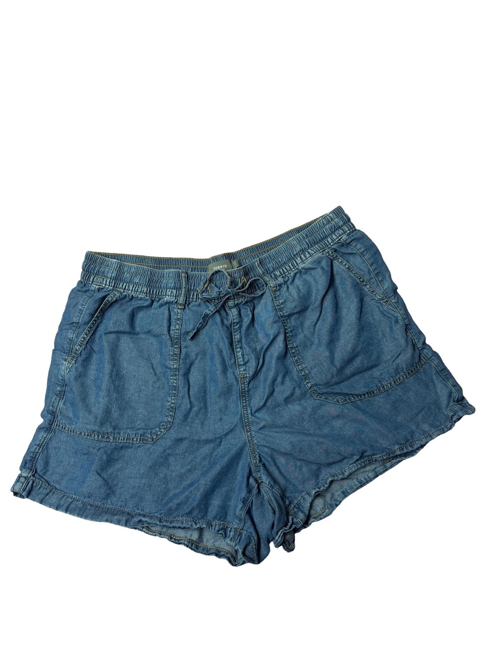 Torrid High Rise Pull-On Lightweight Denim Shorts- Size 2
